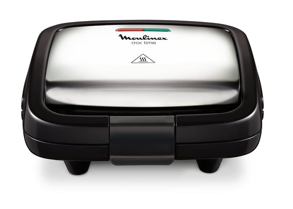 Moulinex SZ192D sandwichtoaster 700 W Sort, Rustfrit stål