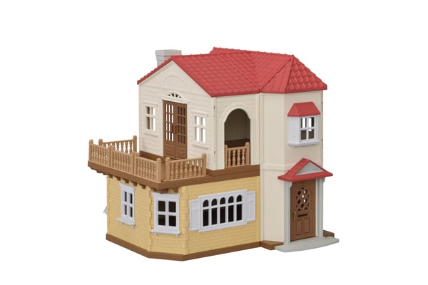 Sylvanian Families Kaupunkitalo valoilla