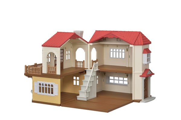 Sylvanian Families Kaupunkitalo valoilla