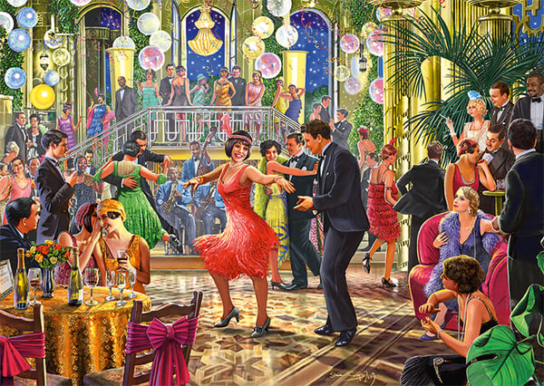 Falcon de luxe Dancing the Night Away 500 pcs Kuviopalapeli 500 kpl Ihmiset