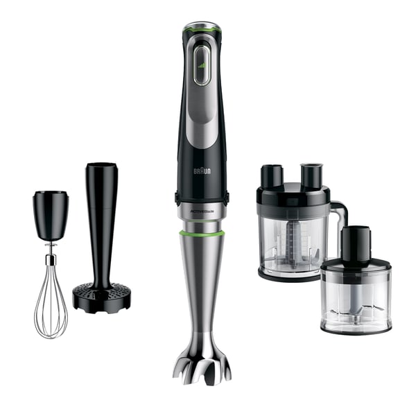 Braun MultiQuick 9 MQ 9195XLI 2 l Stavmixer 1200 W Svart, Rostfritt stål