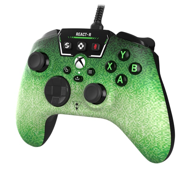 Turtle Beach React-R Svart, Grön USB Spelplatta Analog / Digital PC, Xbox One, Xbox Series S, Xbox Series X