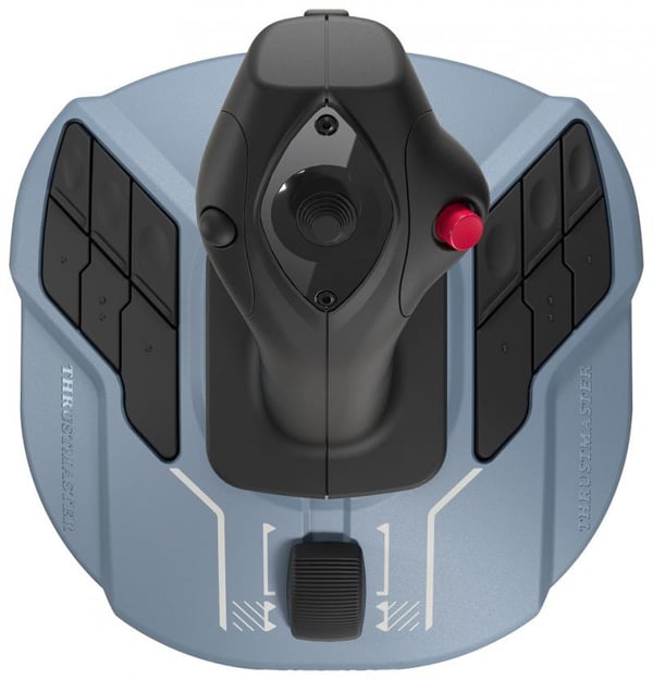Thrustmaster TCA Sidestick Airbus edition Sort, Blå USB Flightstick Analog/digital PC