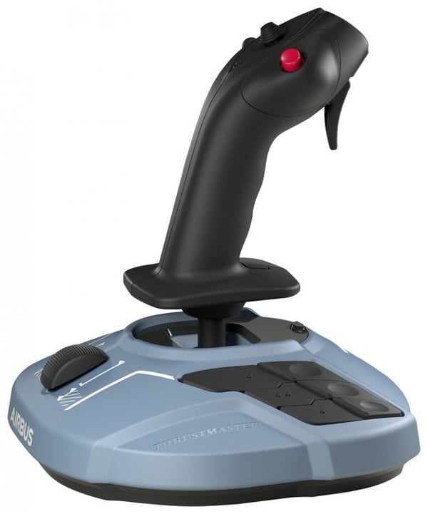 Thrustmaster TCA Sidestick Airbus edition Sort, Blå USB Flightstick Analog/digital PC