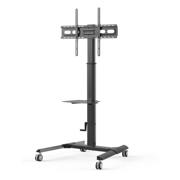 Techly ICA-TR228 multimedie vogn & stand Sort Fladt panel Multimedie kurv