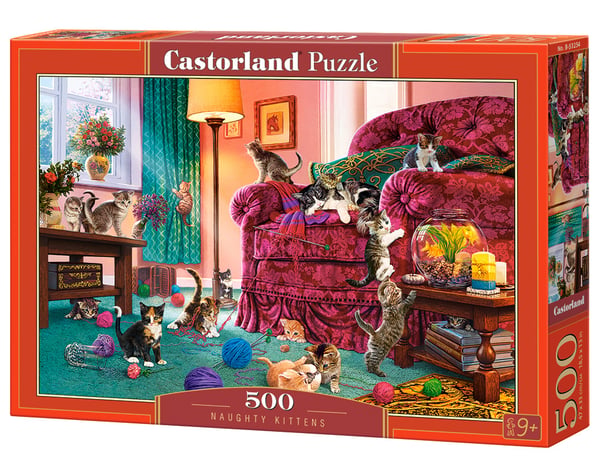 Castorland Naughty Kittens 500 pcs Kuviopalapeli 500 kpl Eläimet
