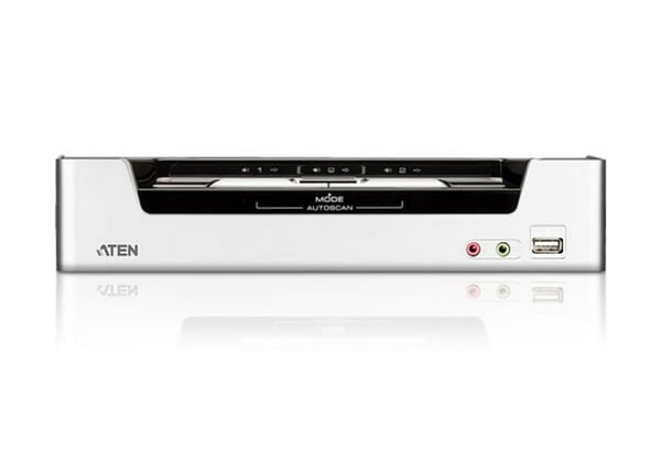 ATEN USB HDMI/Audio KVMP™-switch med 2 portar