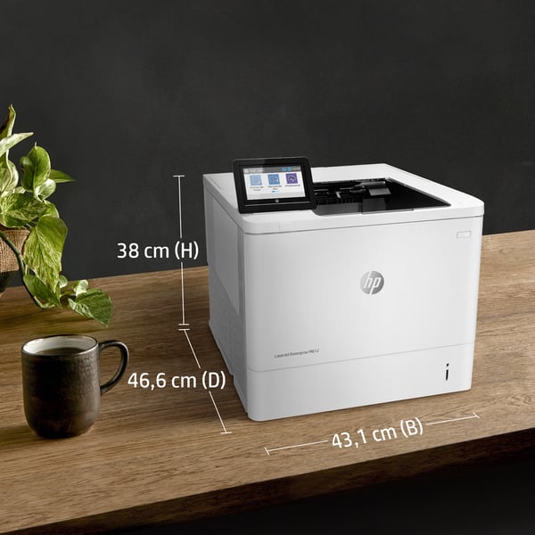 HP LaserJet Enterprise M612dn - Printer - S/H