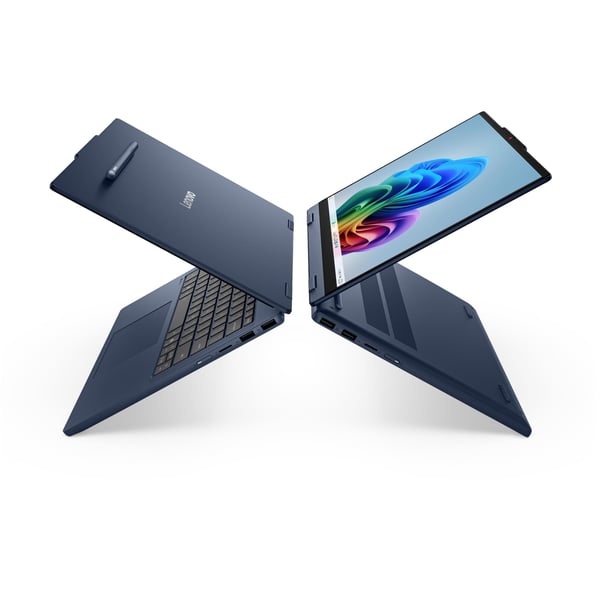 Lenovo IdeaPad 5 2-in-1 14IPH11 Copilot+ PC Intel Core Ultra 5 322 Hybrid (2-i-1) 35,6 cm (14") Berøringsskærm WUXGA 16 GB DDR5-SDRAM 512 GB SSD Wi-Fi 6 (802.11ax) Windows 11 Home Blå Italiensk