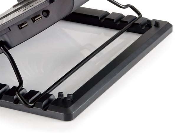 Conceptronic CNBCOOLSTAND1F køling til laptop 43,2 cm (17") Sort
