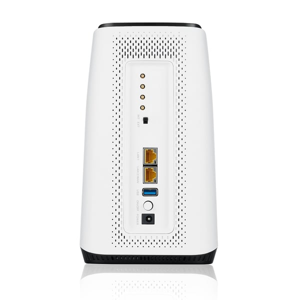 Zyxel FWA510 trådløs router Multi-Gigabit Ethernet Tri-band (2,4 GHz / 5 GHz / 5 GHz) 5G Sort, Hvid
