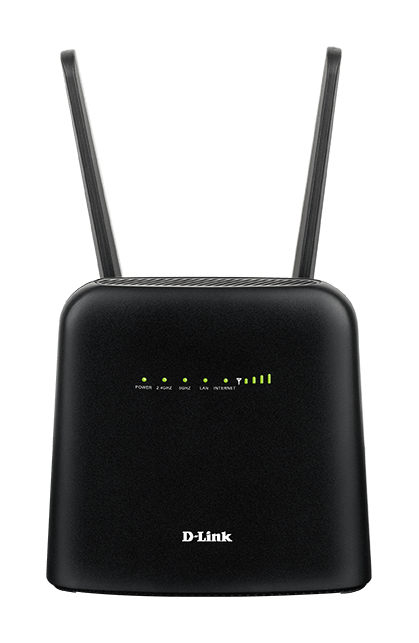 D-Link DWR-960 trådløs router Gigabit Ethernet Dual-band (2,4 GHz / 5 GHz) 4G Sort