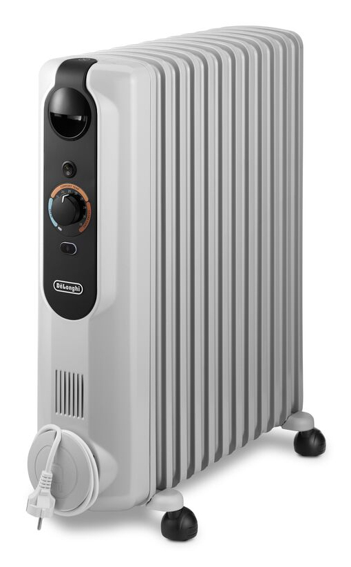 De’Longhi Radia-s Easytronic inomhus Svart, Vit 2500 W Elektrisk oljevärmare