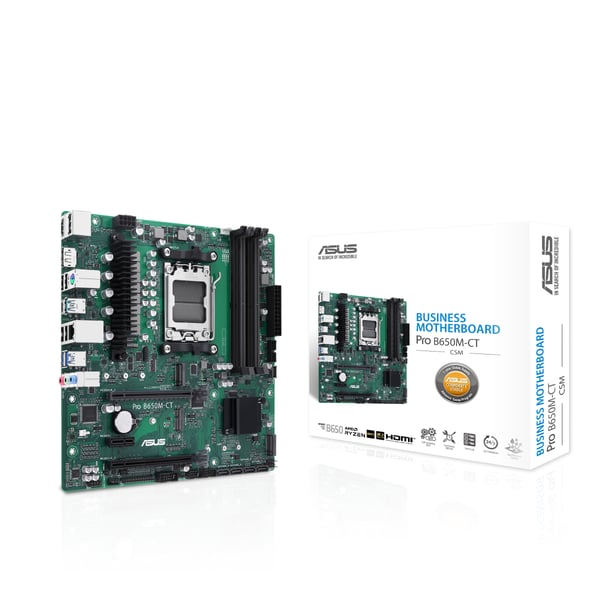 ASUS PRO B650M-CT-CSM AMD B650 AM5-sockel micro ATX