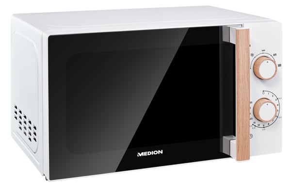 MEDION MD 10596 Mikrowelle 20L DE Hvid Solo mikroovn Bordplade 700 W