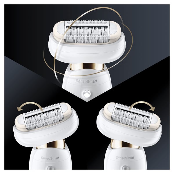 Braun Silk-épil 9 81688638 hårfjerner 40 pincetter Hvid, Guld