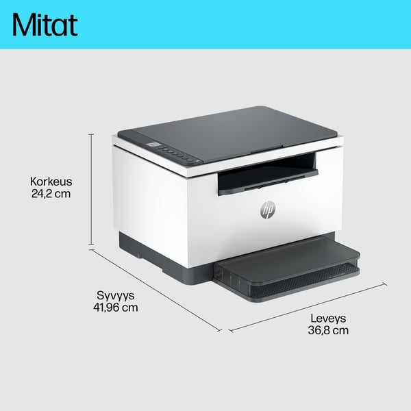 HP LaserJet M234d Multifunction Mustavalkoinen Tulostin, Kopiokone, skanneri; Kaksipuolinen