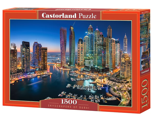 Castorland Skyscrapers of Dubai Pussel 1500 styck Stad