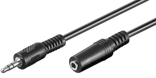 Microconnect AUDLR2 lydkabel 2 m 3.5mm Sort Microconnect AUDLR2 lydkabel 2 m 3.5mm Sort