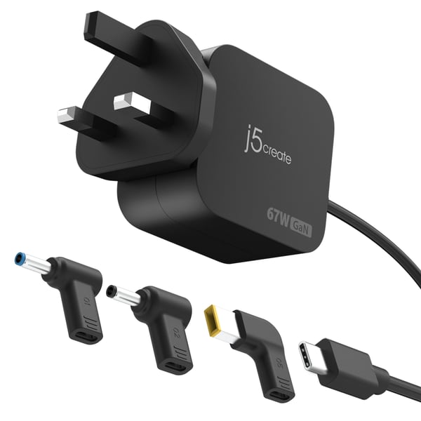 j5create JUP1565DCF3A-FN oplader til mobil enhed Sort