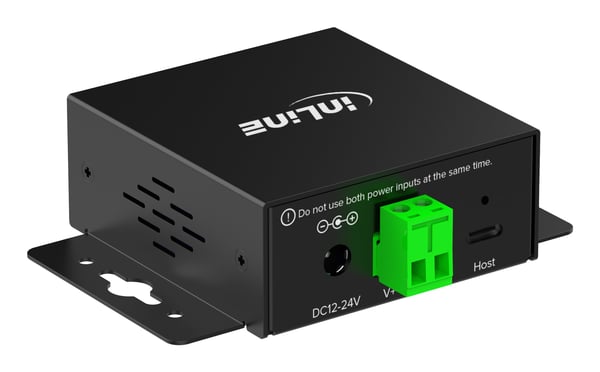 InLine 35396H gränssnittshubbar USB 3.2 Gen 1 (3.1 Gen 1) Type-C 5000 Mbit/s Svart