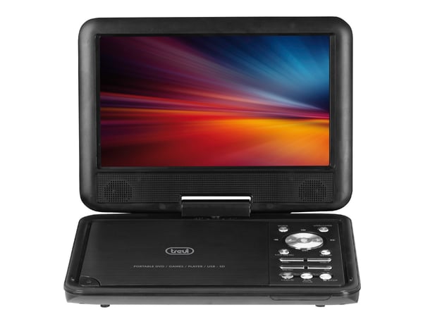 Trevi PDX 1409 S2 Bærbar DVD afspiller Bordplade 22,9 cm (9") Sort