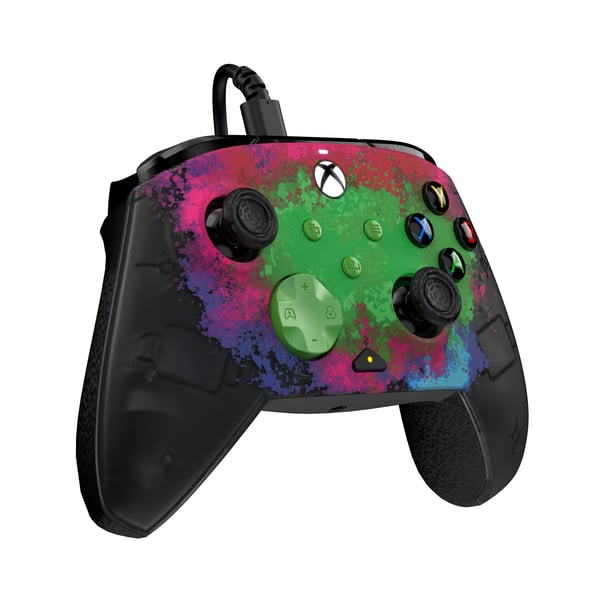 PDP REMATCH GLOW Advanced Svart, Grön, Röd USB Spelplatta Analog / Digital PC, Xbox One, Xbox Series S, Xbox Series X