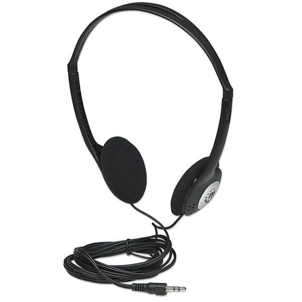 Manhattan 177481 hovedtelefoner/headset Ledningsført Musik Sort Manhattan 177481 hovedtelefoner/headset Ledningsført Musik Sort