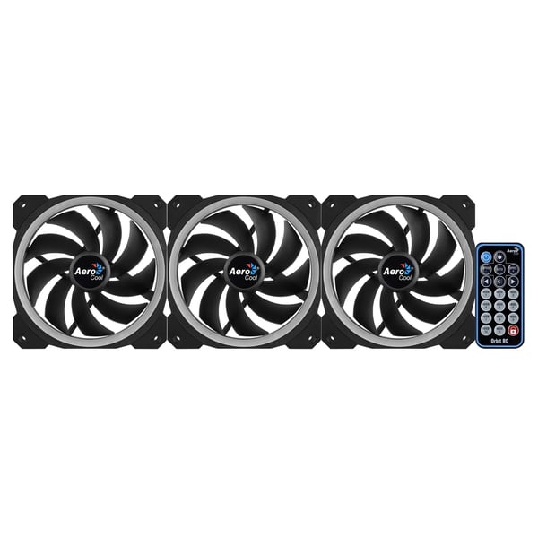 Aerocool Orbit RC Computerkabinet Ventilator 12 cm Sort