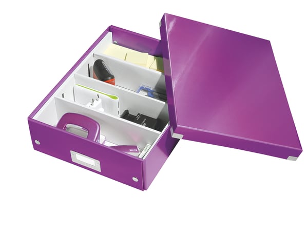 Leitz Click & Store WOW lokerikkolaatikko, Medium, 85 % kierrätyskartonki
