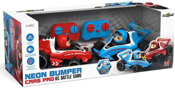 Gear2Play RC Neon Bumper Cars Pro Duoset