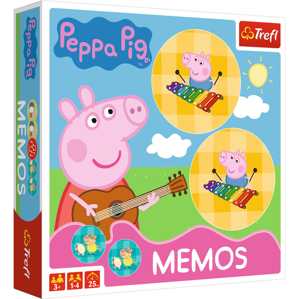 Peppa Pig Memos Kortspil Hukommelse