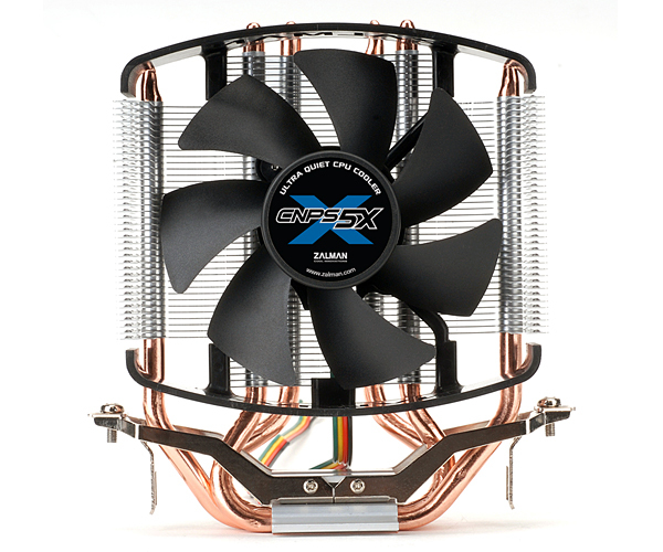 Zalman CNPS5X Performa Processor Køler 9,2 cm Sort, Sølv