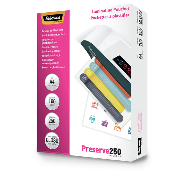 Fellowes 5401802 plastlomme 100 stk