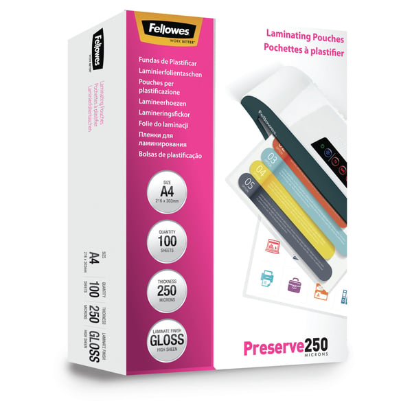 Fellowes 5401802 plastlomme 100 stk