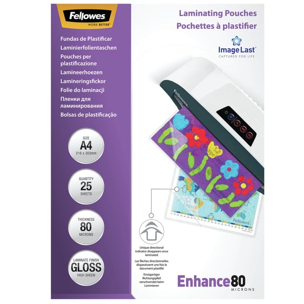 Fellowes 5396205 lamineringspåsar 25 styck