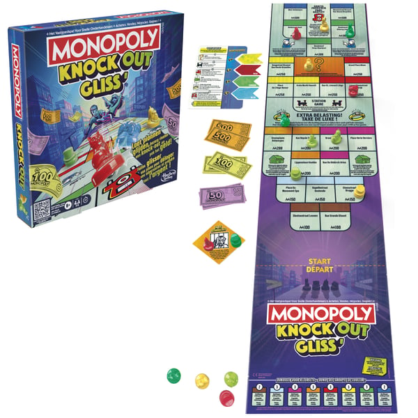 Monopoly Knockout 20 min Lautapeli Liiketaloussimulaatio
