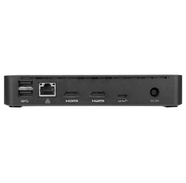 Targus DOCK310EUZ kannettavien tietokoneiden telakka ja porttitoistin Langallinen USB 3.2 Gen 1 (3.1 Gen 1) Type-C Musta