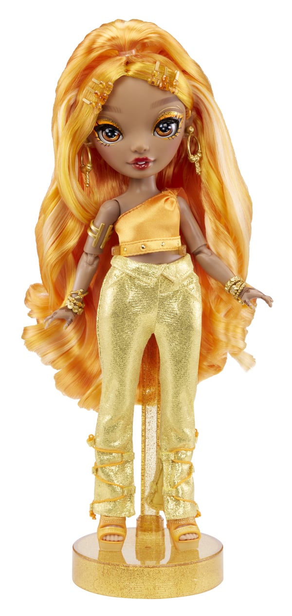 Rainbow High CORE Fashion Doll- Meena Fleur (Saffron)