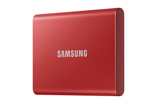 Samsung Portable SSD T7 500 GB USB Type-C 3.2 Gen 2 (3.1 Gen 2) Punainen
