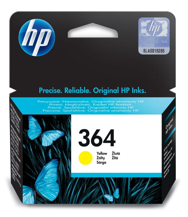 HP 364, alkuperäinen keltainen mustekasetti