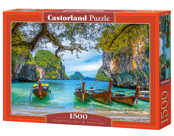 1500 - bitars pussel Vacker vik i Thailand