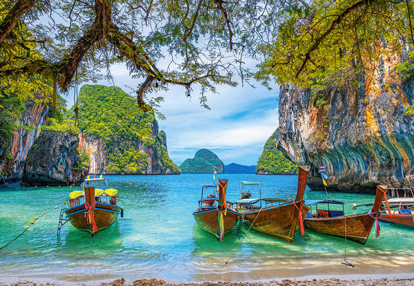 1500 - bitars pussel Vacker vik i Thailand