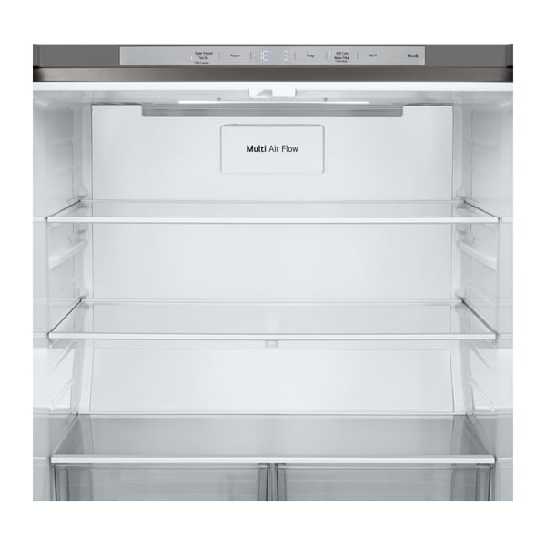 LG GML860PYFE Kombinerad kyl/frys side-by-side Fristående 506 l Rostfritt stål