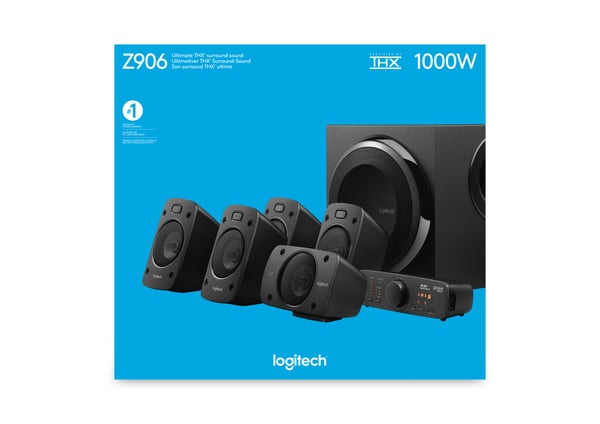 Logitech 980-000468 kaiutinsetti 500 W Universaali Musta 5.1 kanavaa 67 W