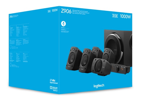 Logitech 980-000468 kaiutinsetti 500 W Universaali Musta 5.1 kanavaa 67 W