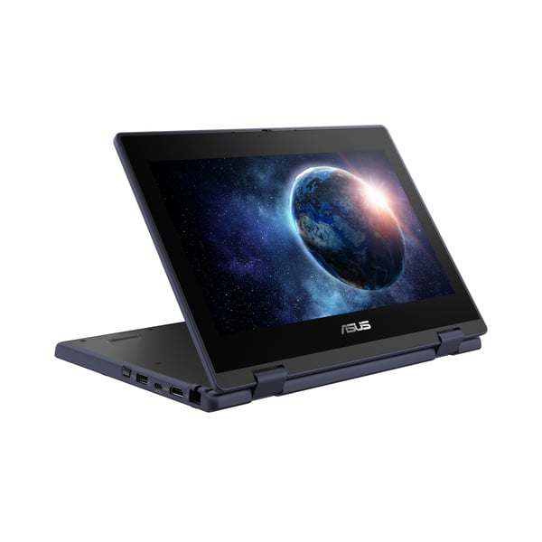 ASUS BR1104FTA-NS0090XA Intel® N N150 Hybrid (2-i-1) 29,5 cm (11.6") Berøringsskærm HD 8 GB LPDDR5-SDRAM 128 GB UFS Wi-Fi 6 (802.11ax) Windows 11 Pro Education Grå Spansk