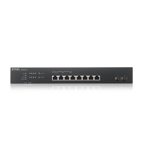ZyXEL XS1930-10 - Switch - Smart - 8 x 100/1000/2.5G/5G/10GBase-T + 2 x 10 Gigabit SFP+