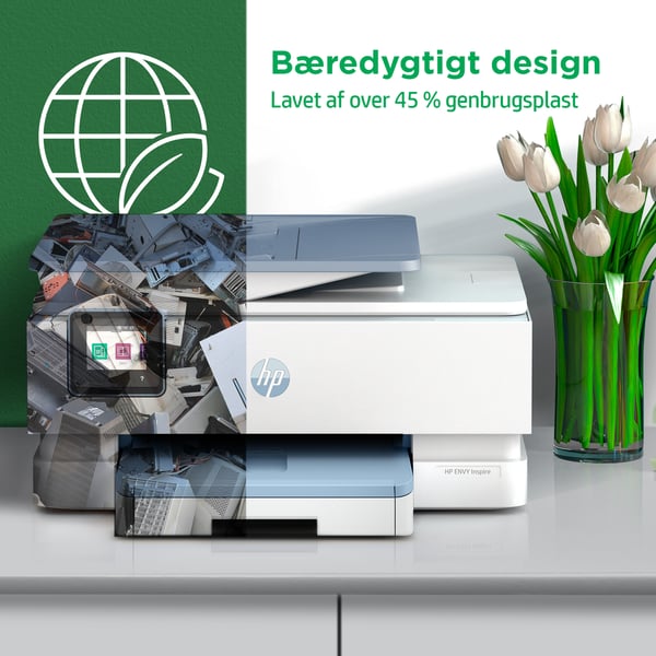 HP ENVY Inspire 7921e Trådløst All-in-One Farve Printer, Instant Ink; Fotoudskrivning