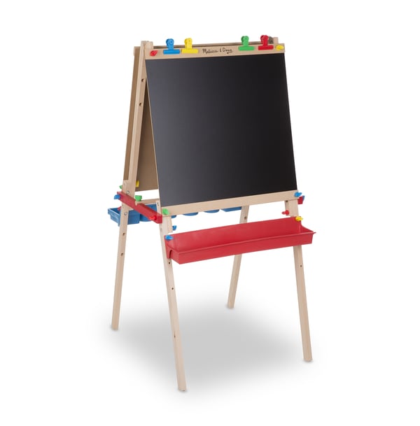 Melissa & Doug Deluxe Wooden Standing Art Easel Musta
